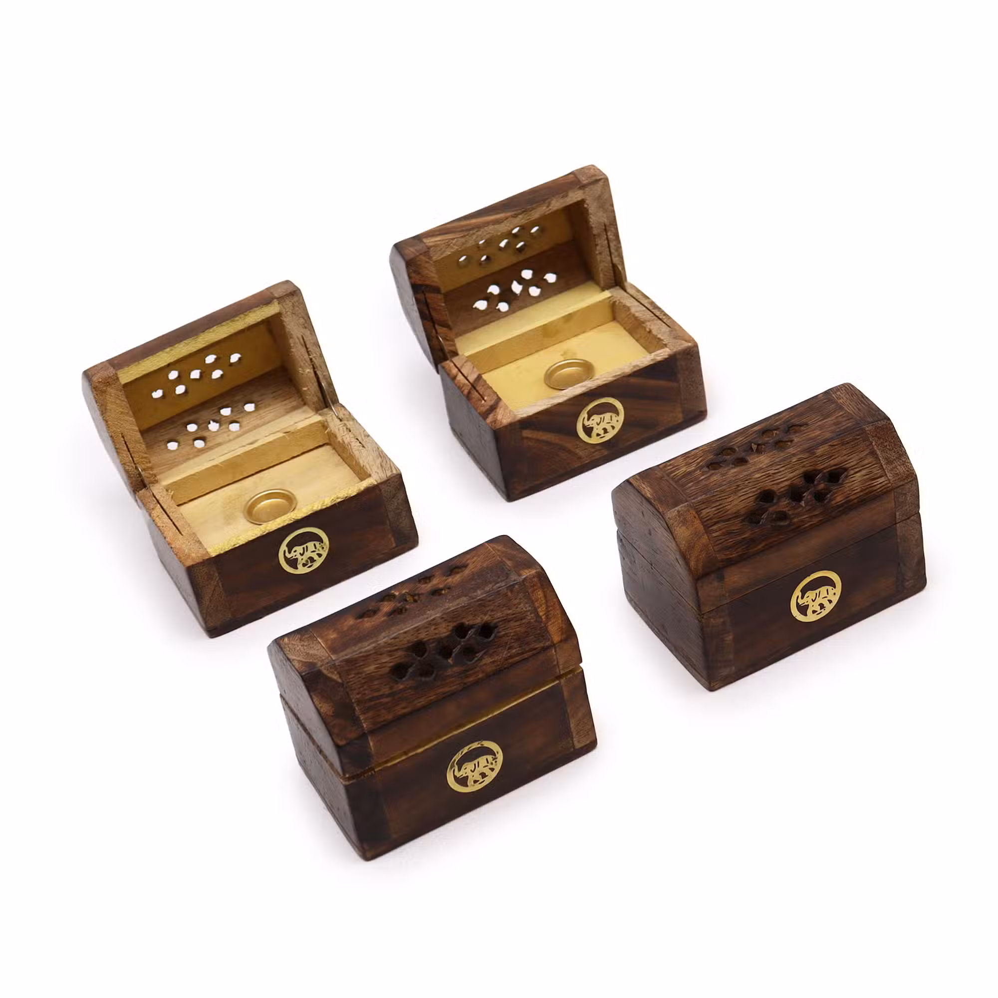Mini Wierook Kegel Rookdoos - Mangohout