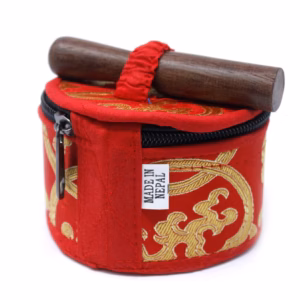 Mini Cuencos Tibetanos Set de Regalo - Rojo