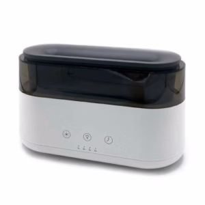 Moderner Aromadiffusor - LED - Uhr - USB - C - Flammeneffekt
