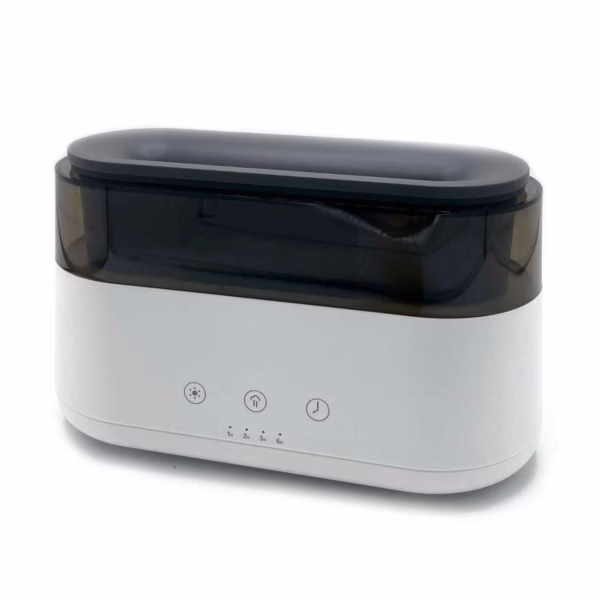 Difusor Moderno con Reloj LED - USB - C - Efecto Llama