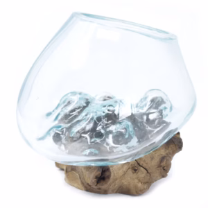 Vase en Verre Soufflé sur Racine - Petit