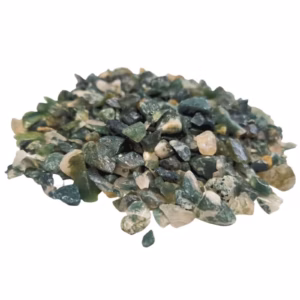 Chips de Piedras Preciosas de Ágata Musgo a Granel - 1kg