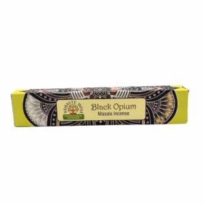 Namaste Mandala Masala Räucherstäbchen - Schwarzes Opium