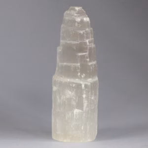 Naturligt Selenittorn - 15cm