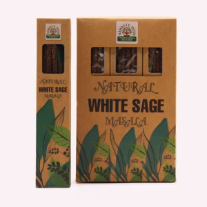 Naturlig Botanisk Masala Rökelse - Vit Salvia