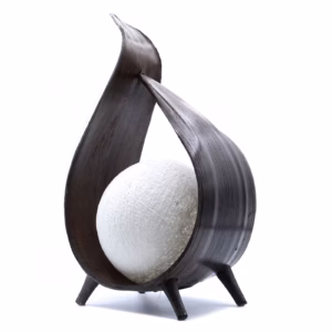 Naturlig Kokosnødde - Lampe - Chokolade Wrapover Twist