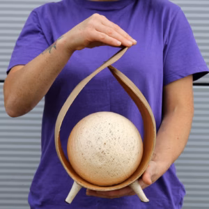 Natural Coconut Lamp - Natural Wrapover