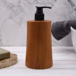 Naturlig Tvålpump av Teakträ - Konisk