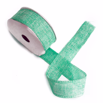 Lint met Natuurlijke Textuur 38mm X 20m - Aqua