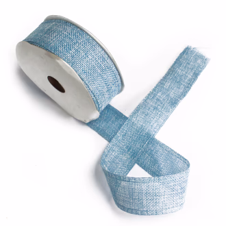 Naturstruktur - Band - Babyblau - 38mm X 20m