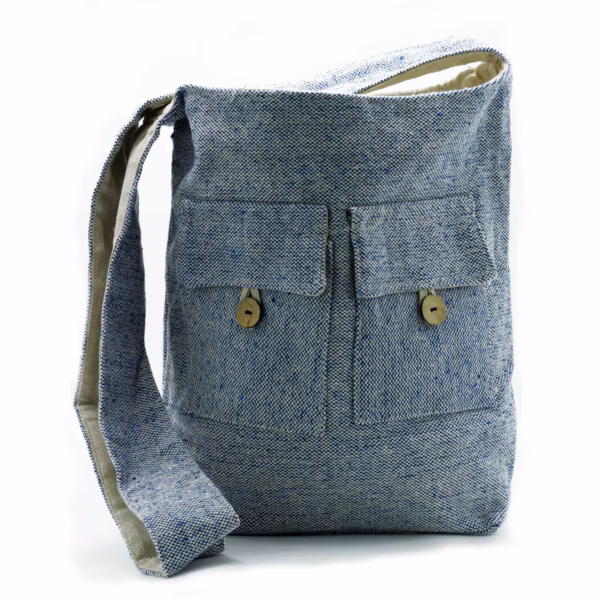 Sacs à Deux Poches Tons Naturels - Jeans - Grand