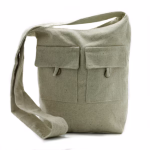 Naturlig Tones Tasker med To Lommer - Naturlige - Store