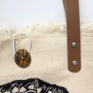 Natuurlijke Draagtas met Leren Handvat - Inspiratie