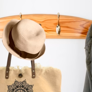 Sac en Toile Naturelle Poignée en Cuir - Mandala