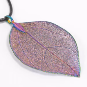 Halskjede - Bravery Leaf - Lavendel