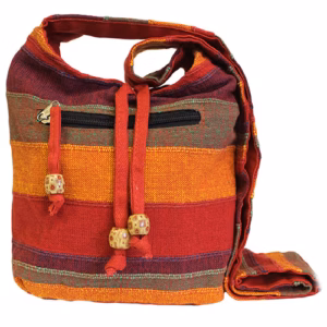 Sac à Bandoulière Népal - Sunset Reds
