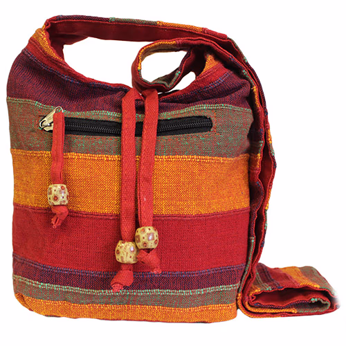 Sac à Bandoulière Népal - Sunset Reds