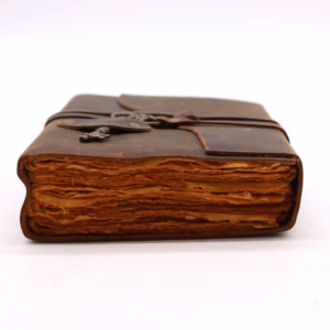 Geolied Leer en Sleutel - 200 Pagina's met Platte Randen - 13x18cm