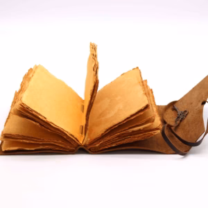Geolied Leer en Sleutel - 200 Pagina's met Platte Randen - 13x18cm