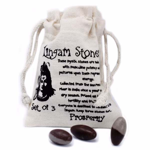 Een Inch Lingam - 3 Stenen