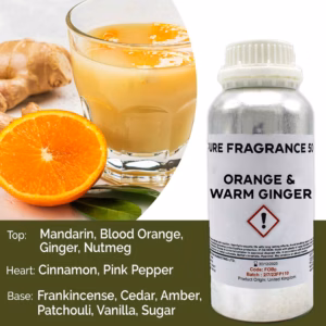 Orange & Warmer Ingwer Reines Duftöl - 500ml