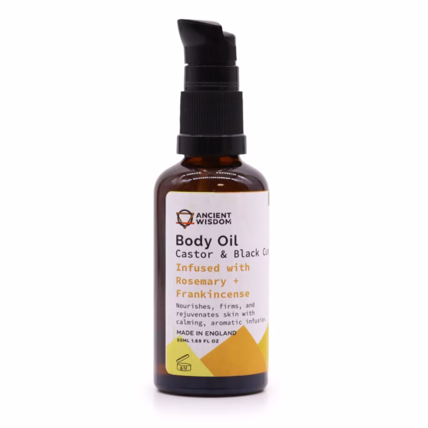 Økologisk Kropsolie 50ml - Rosmarin & Røgelse