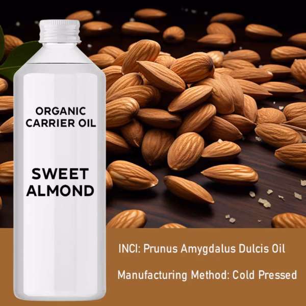 Organic Sweet Almond Öl 1 Litre