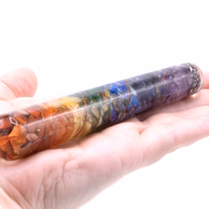 Orgonite Chackra and Copper Healing Wand - 140 x - 30mm