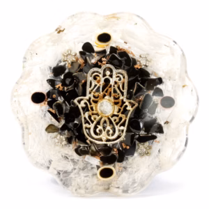 Orgonite Desk Power Packs - Hamsa med Sellonite - med