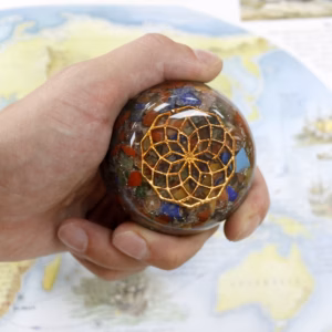 Presse - Papier Orgonite - Dôme Lapis