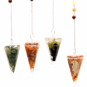 Orgonite Power Chakra Pendulum - Angel Wing