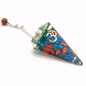 Orgonite Power Chakra Pendel - OM