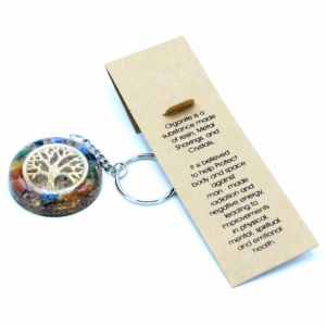 Porte - Clés Orgonite - Gemmes Chakra Arbre de la Vie