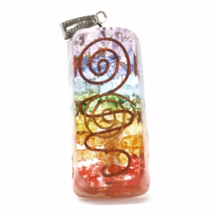 Orgonite Power Hanger - Regenboog Koper