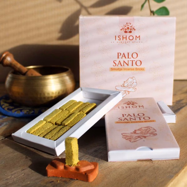 Pack de 15 Ladrillos de Incienso Natural y Quemadores - Palo Santo