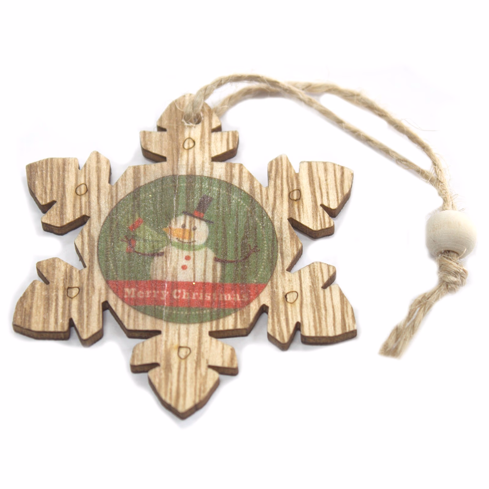 Holzdeko Weihnachten - Schneeflocke & Schneemann - 2 Stk. 3 Holzdeko Weihnachten - Schneeflocke &Amp; Schneemann - 2 Stk.