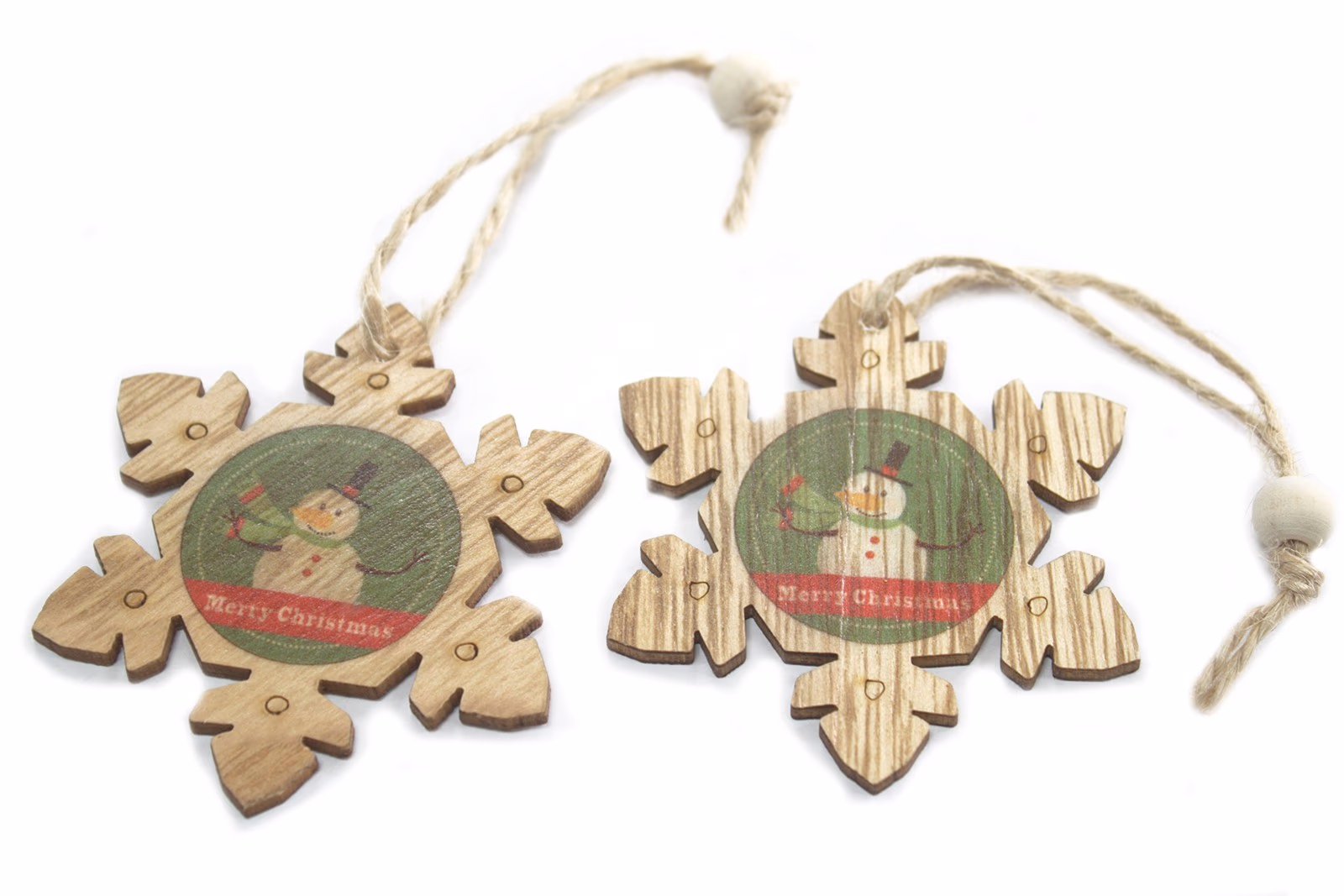 Holzdeko Weihnachten - Schneeflocke & Schneemann - 2 Stk. 4 Holzdeko Weihnachten - Schneeflocke &Amp; Schneemann - 2 Stk.