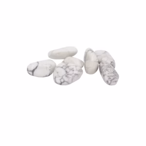 Sten - Howlite, Hvid - Stor - 24stk.