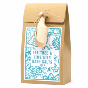 Tea Tree & Lime Badsalt 500g - Pack of 500g Bath Salt