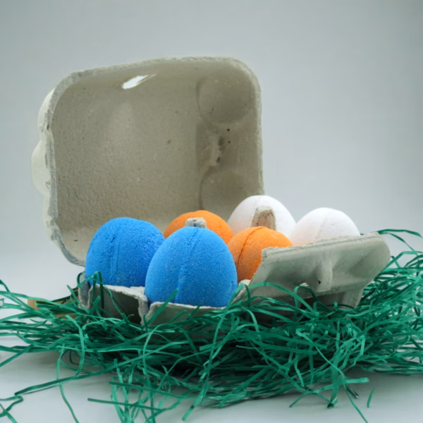 Pack of 6 Bath Eggs - Mixed Tray - Twins 1