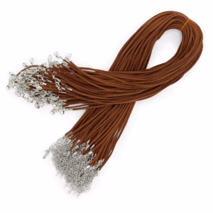 Packs Faux Suede Pendant Cords - 2.5mm X 55cm - Dark Brown A010