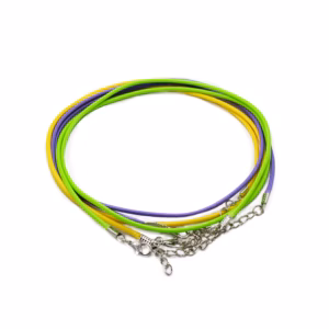 Packs Gewaxte Hangerkoorden - 2mm X - Assorti - Assorti - 10 Kleuren