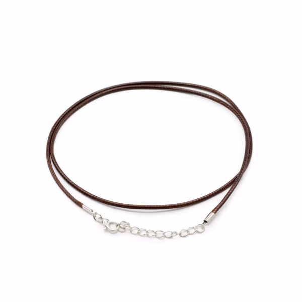 Packungen Gewachste Anhängerschnüre - 2mm X 55cm - Sortiert - Dunkelbraun 112