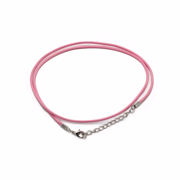 Packs Waxed Pendant Cords - 2mm X 55cm - Assorted - Pink 102