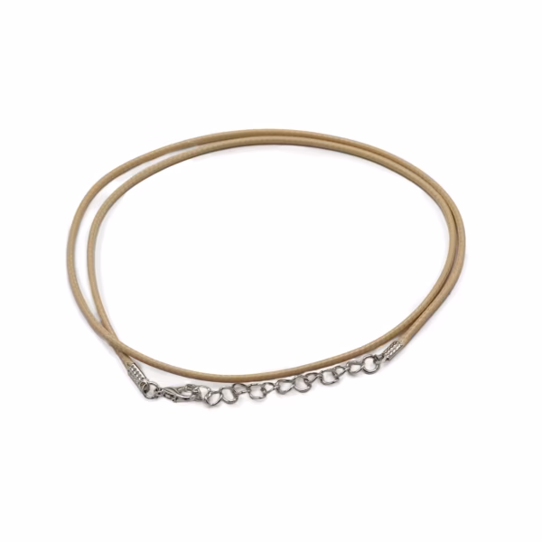 Pakker med Anheng Snorer Voksede - 2mm X 55cm - Assortert - Tan 117