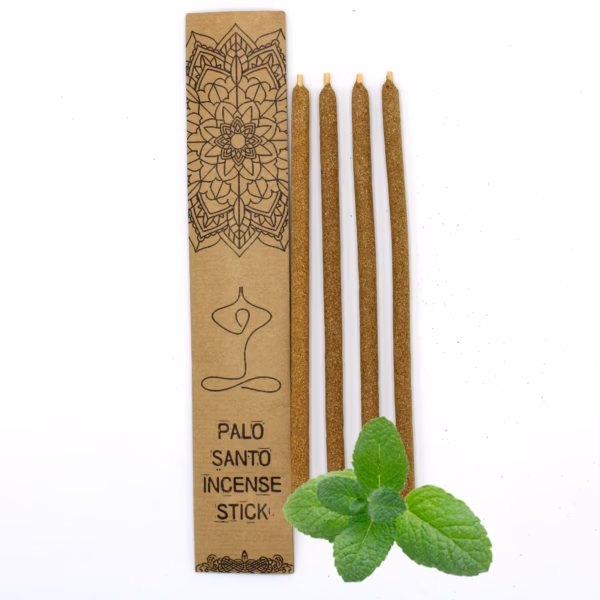 Set de 4 Varitas de Incienso Grandes de Palo Santo - Menta