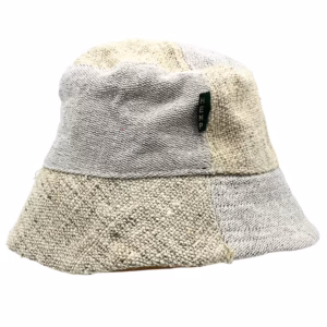 Lappad Festivalhatt av Hampa & Bomull - Naturlig