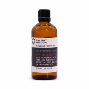Huile de Bain et de Massage - Fraicheur Menthe Poivrée 100ml