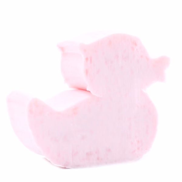 Gastenzeepjes - Eend - Roze - Kauwgom