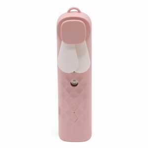Ventilateur et Vaporisateur de Visage Nano Mist Rose - Rechargeable par USB
